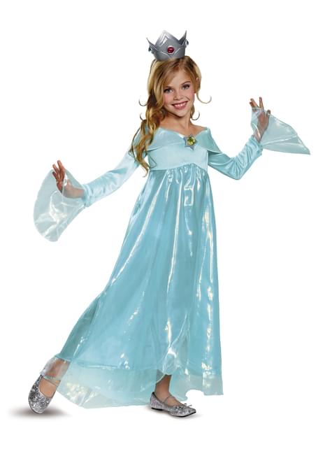 Costume da Rosalina deluxe Super Mario Bros per bambina. Consegna express |  Funidelia