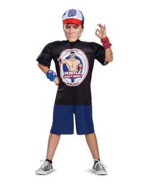 Fato de John Cena Never Give Up WWE musculoso para menino