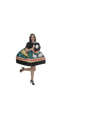 Green bumper car costume for adults