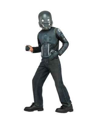 Star Wars Rogue Bir çocuk için bir K-2SO kostüm seti
