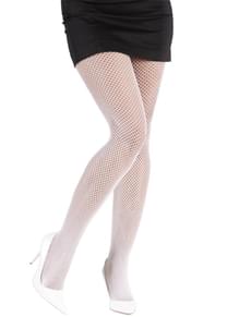 Calze a rete bianche