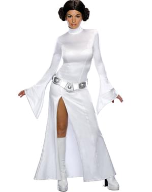 Білий еротичний костюм принцеси Леї для дорослих