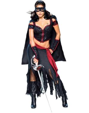Sexy Zorro Kostyme Voksen Dame