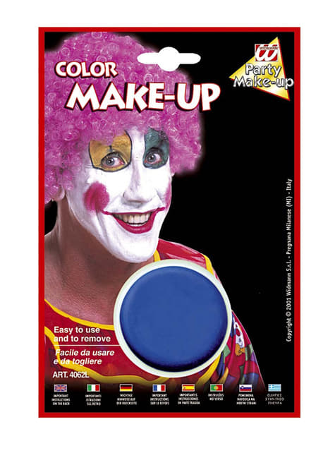 Blauwe make-up
