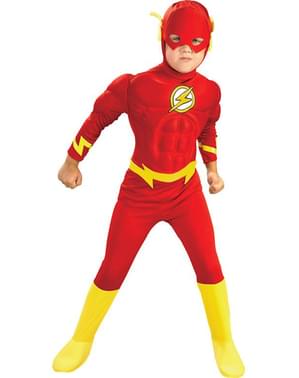 Gespierd Flash kostuum voor jongens