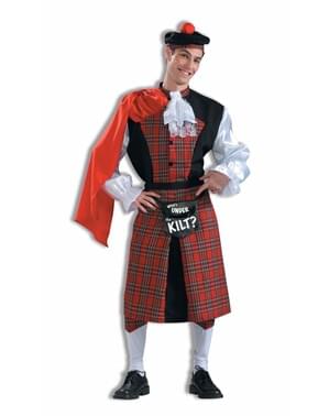 Costume da scozzese con pene cornamusa