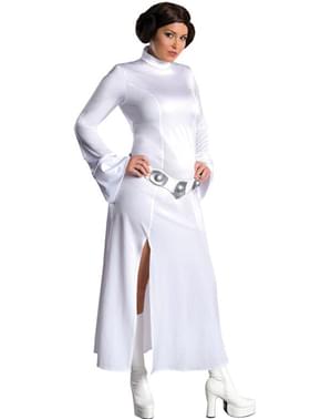 Prenses Leia Artı Boyutu Yetişkin Kostüm