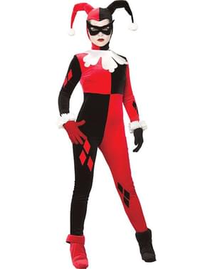 Gotham Kız Harley Quinn Yetişkin Kostüm