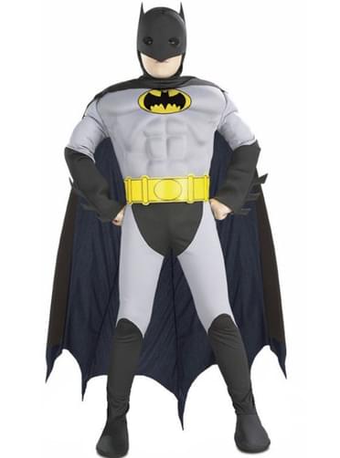 Jungenkostüm Batman mit Muskeln