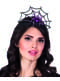 Black spider queen headband for women