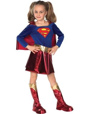 Costum Supergirl fată Deluxe