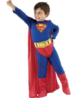 Superman süper kahraman çocuk kostümü