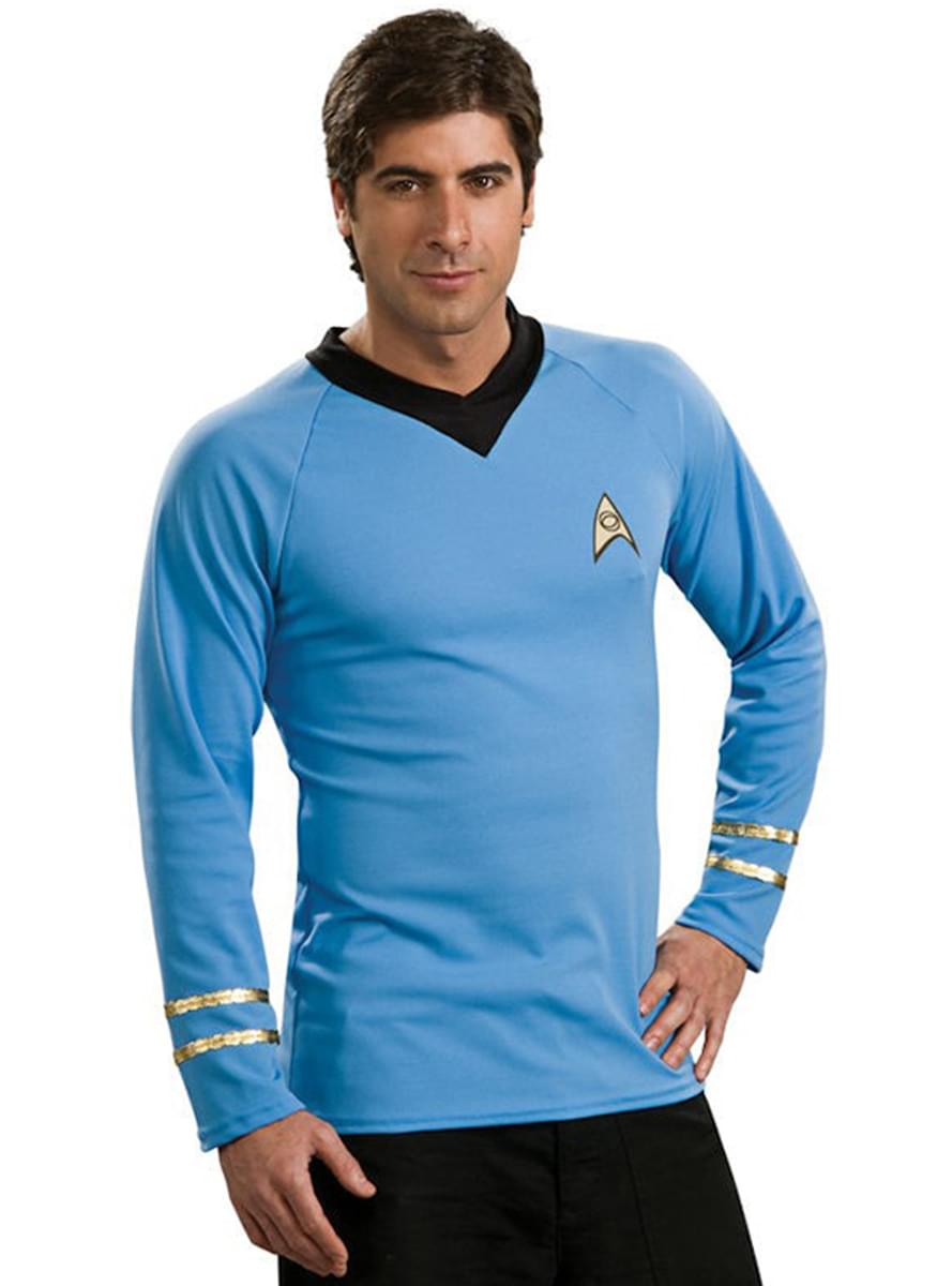 Star Trek Spcok blåt kostume classic