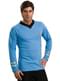 Star Trek Spcok blåt kostume classic