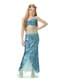 Disfraz de sirena azul para niña