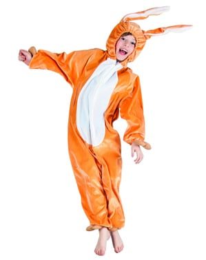 Erkekler için kahverengi tavşan onesie kostümü