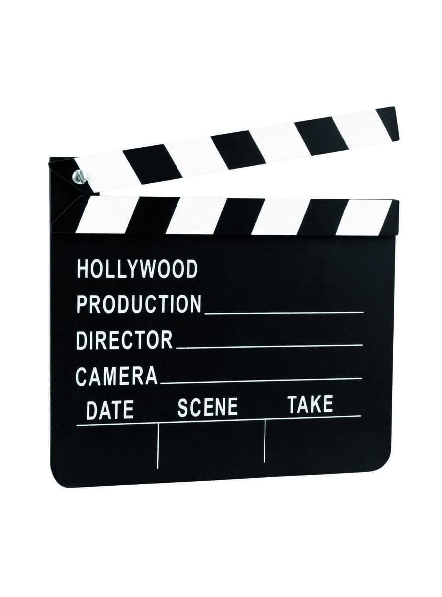 Decorative clapperboard for movie party - Hollywood Party