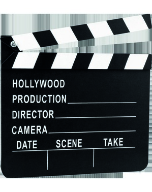 Dekorativní tabule pro filmovou party - Hollywood Party