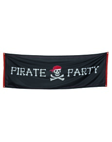 Cartaz de festa pirata