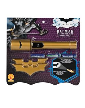 Taschenlampe und Batarangs Batman