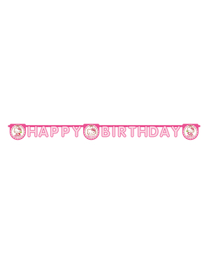 Hello Kitty „Happy Birthday” Garland - Hello Kitty Szívek