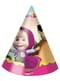6 Masha and the Bear little birthday hats