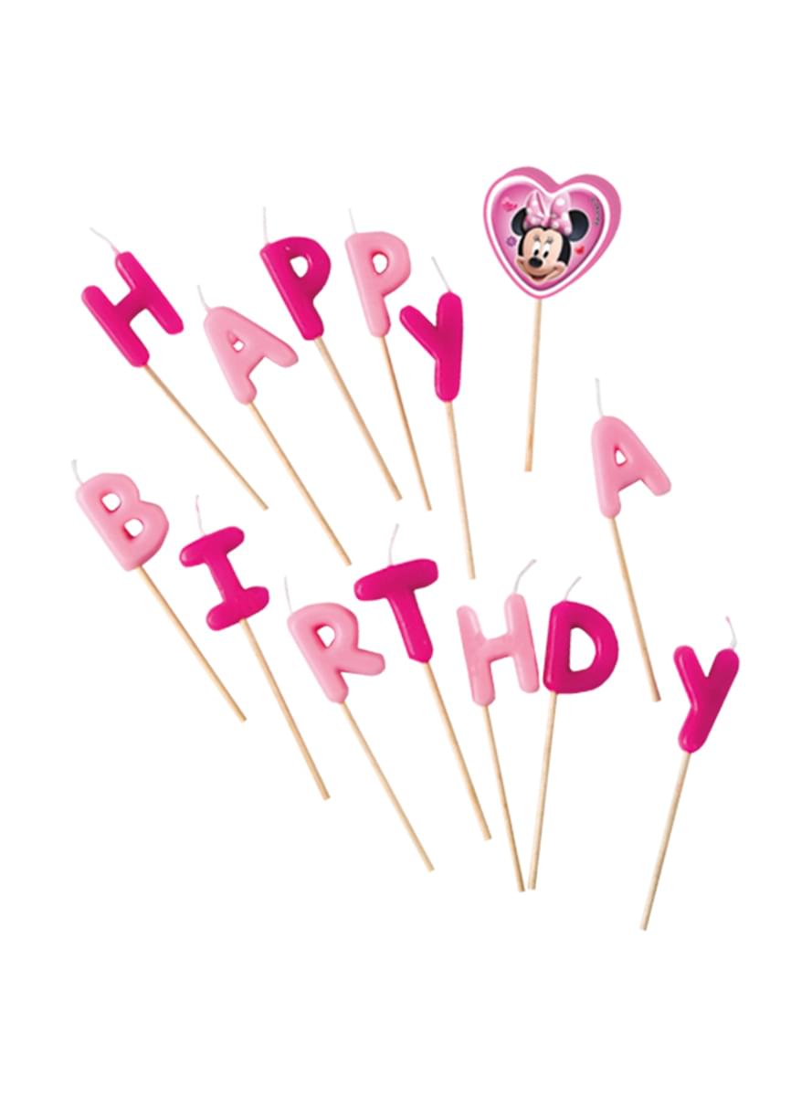 Set Velas Minnie Mouse 