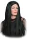 Peruca de Mortícia de A Família Addams adulta