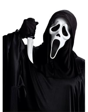 Scream mask and knife kit (adult)