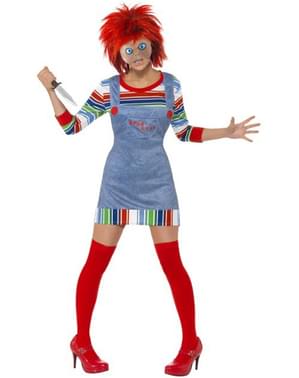 Chucky Yetişkin Kadın Kostümü