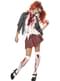 Zombie school girl adult costume