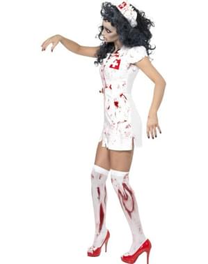Déguisement d'infirmière zombie