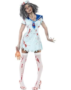 Zombie Sailor Girl Adult Costume