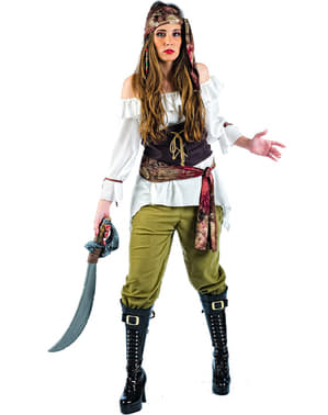 Луксозен дамски костюм на пират престъпник