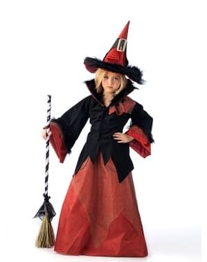 Costum de vrăjitoarea de la țară pentru fată