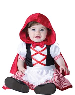 Fato de Capuchinho vermelho linda para bebé