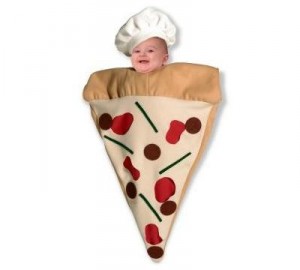 Disfraz de bebé pizza
