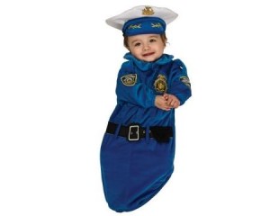 Disfraz de bebé policía