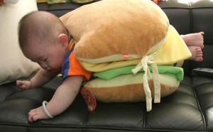 disfraz bebé hamburguesa