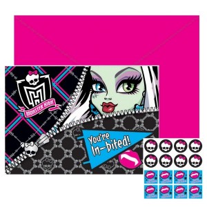 Kits invitaciones de fiesta Monster High - Funidelia