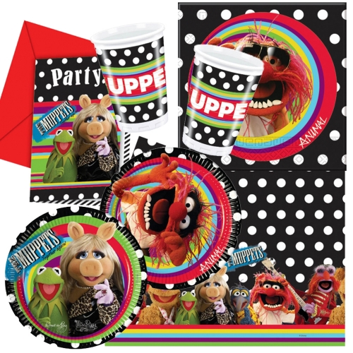 decoración fiesta muppets