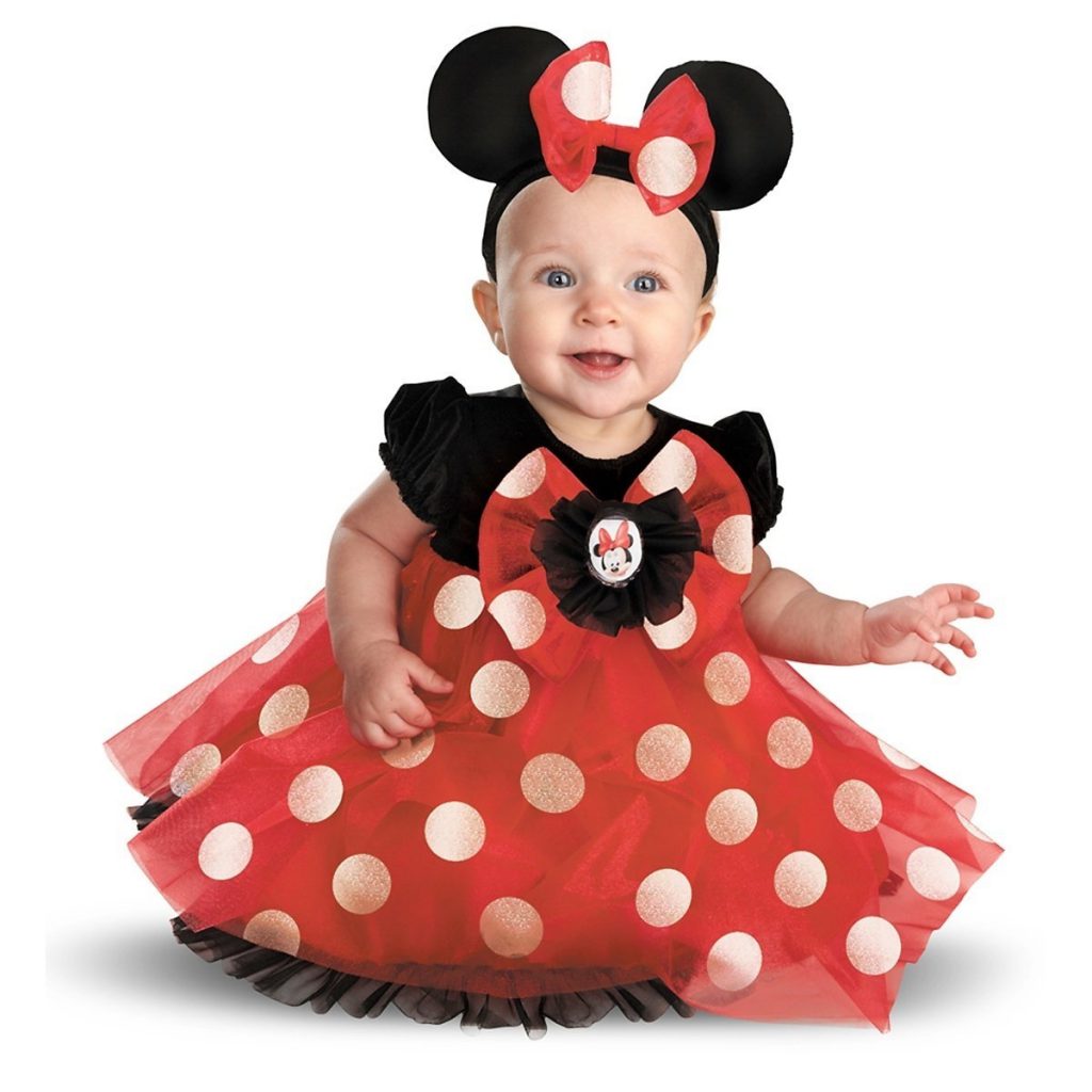 Disfraz-Minnie-Mouse-bebé-alta-calidad