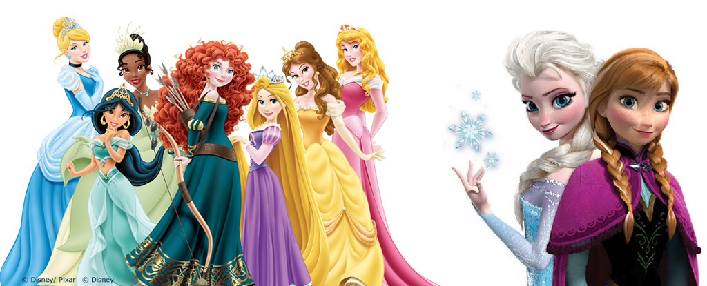 montaje disney princesas