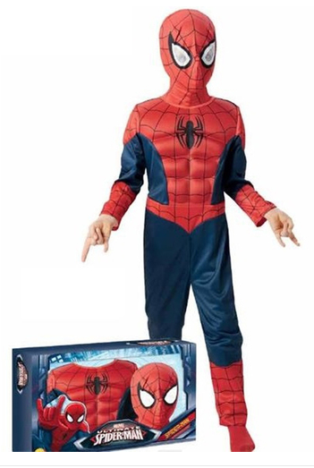 disfraz spiderman caja