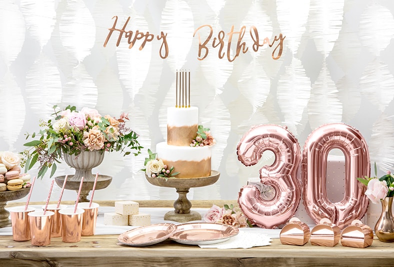 30 ideas únicas para celebrar un 30 cumpleaños con clase