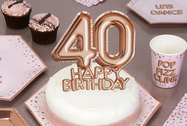 Decoracion Cumpleaños 40 Años 