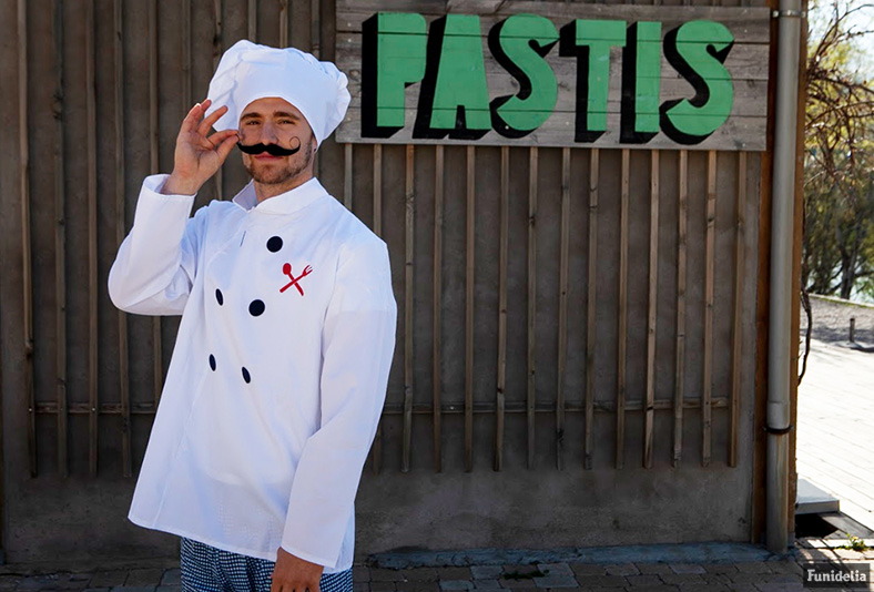 Costume Da Chef Per Bambini – Giacca, Pantaloni E Cappello – Travestimento Carnevale E Halloween