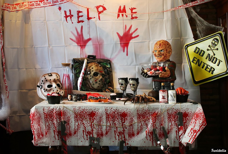 Déco Halloween XXL - Set De Plus De 30 Pièces Pour Maison, Table Et Jardin
