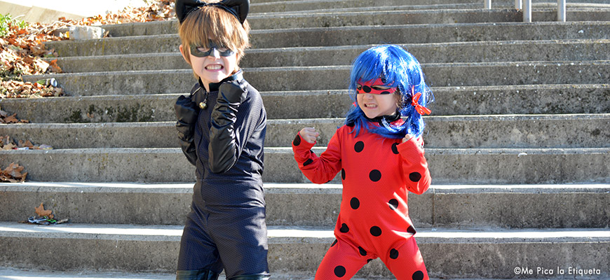 costumi ladybug e chat noir