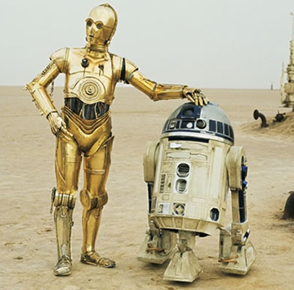 Droids: C3PO and R2D2